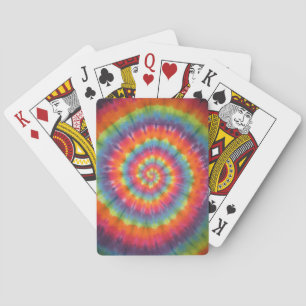 Jeu De Cartes Trippy Swirl Tie Dye Bicycle Lecture Cartes