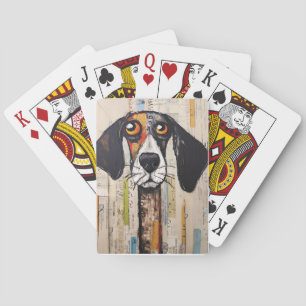 Jeu De Cartes Triste Mutt Gros Yeux Peint