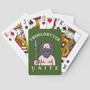 Jeu De Cartes "TROGLODYTES UNITE" humoristique caveman de l'âge 