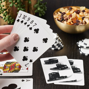 Jeu De Cartes Trois Camions noirs