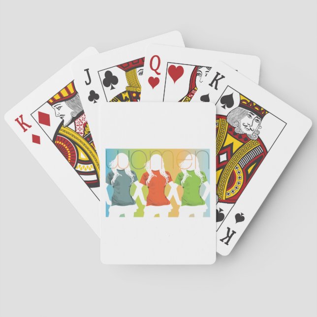 Jeu De Cartes Trois femmes (dos)