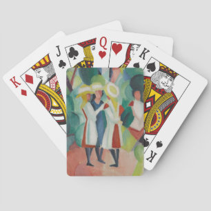 Jeu De Cartes "Trois filles" Art jouant aux cartes