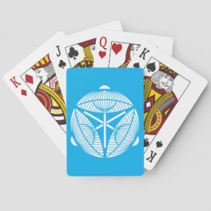 Jeu De Cartes Trois parapluies japonais ouverts