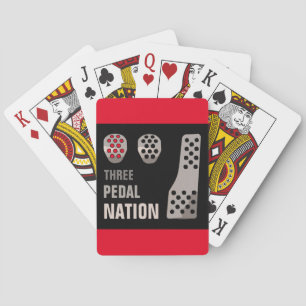 JEU DE CARTES TROIS PEDAL