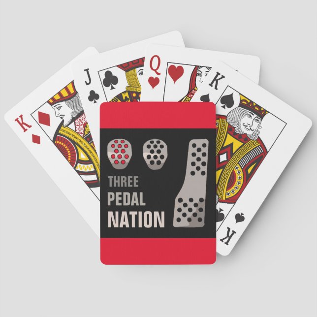JEU DE CARTES TROIS PEDAL (dos)