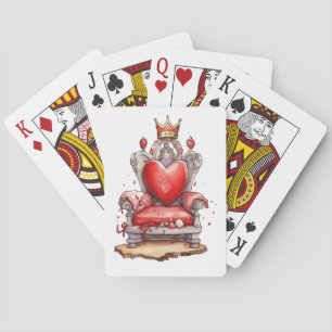 Jeu De Cartes Trône de la Reine des Coeurs