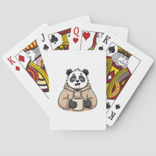 Jeu De Cartes Trop fatigué pour fonctionner Panda Café Dessin an