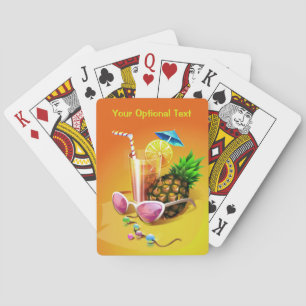 Jeu De Cartes Tropical Drink carte à jouer