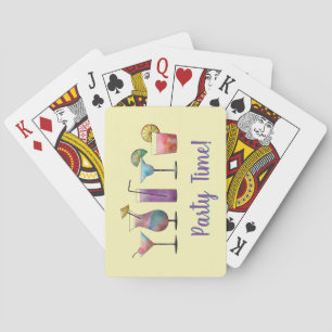 Jeu De Cartes Tropical Drinks Fête Heure de jouer Cartes