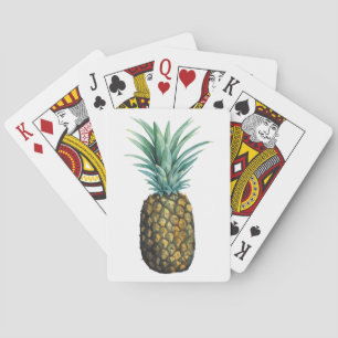 Jeu De Cartes Tropical pineapple watercolor
