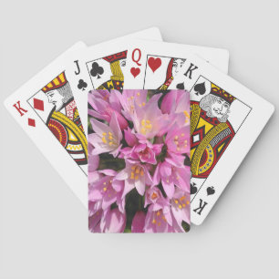 Jeu De Cartes Tropical Pink and Yellow Flowers