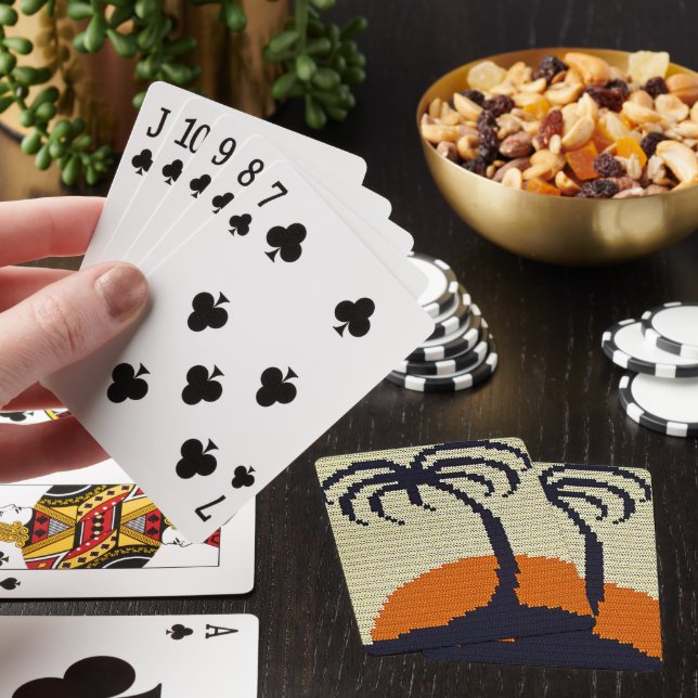 Jeu De Cartes Tropical Sunrise Crochet Imprimer Classic (In Situ)
