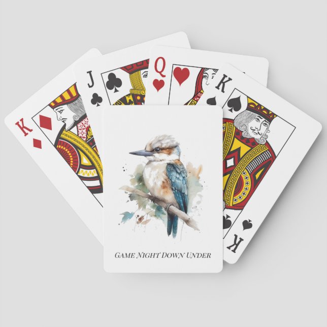 Jeu De Cartes True Blue Kookaburra, custom (dos)