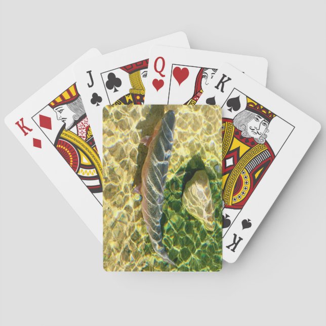 Jeu De Cartes Truite arc-en-ciel (dos)