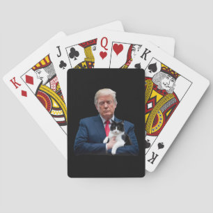 Jeu De Cartes Trump 2024 Chat MAGA Drôle Trump Chat