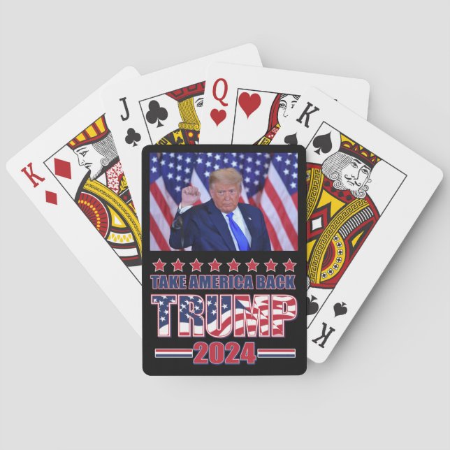 Jeu De Cartes Trump 2024 : Retour de l'Amérique (dos)