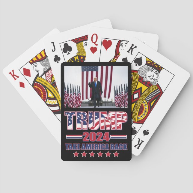 Jeu De Cartes Trump 2024 : Retour de l'Amérique (dos)
