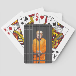 Jeu De Cartes Trump en prison Jouer aux cartes