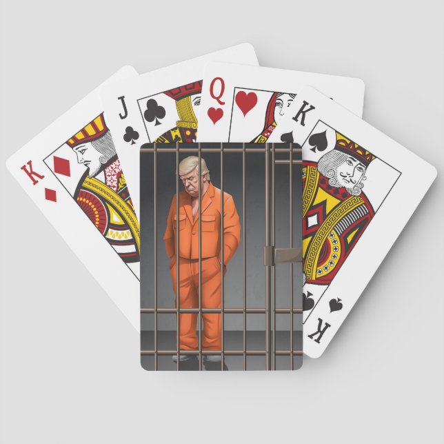 Jeu De Cartes Trump en prison Jouer aux cartes (dos)