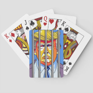 Jeu De Cartes Trump en prison Jouer aux cartes