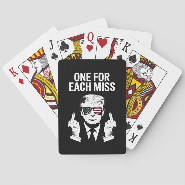 Jeu De Cartes Trump Un Pour Chaque Miss (dos)