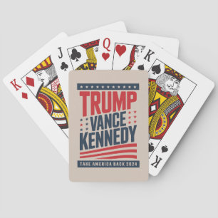 Jeu De Cartes Trump Vance Kennedy reprenons l'Amérique 2024