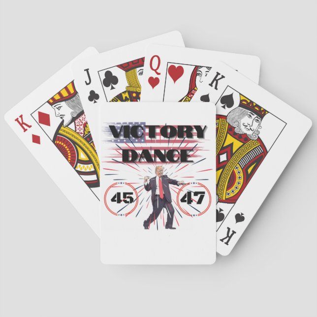 Jeu De Cartes Trump Victory Dance Jouer aux cartes (dos)