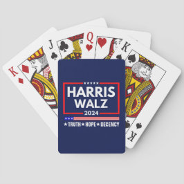 Jeu De Cartes Truth Hope Decency Harris Walz 2024