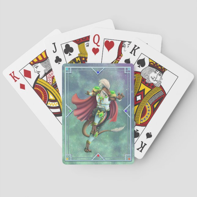 Jeu De Cartes TSDS : Justin Arisdale Couverture Art Solo Earth (dos)