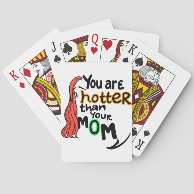 Jeu De Cartes Tu es plus chaud que ta mère (dos)