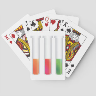Jeu De Cartes Tubes à essai de science