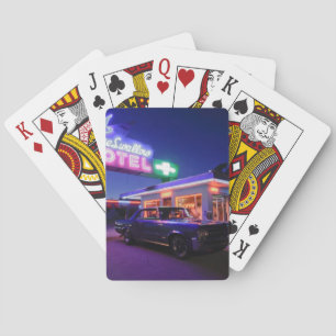 Jeu De Cartes Tucumcari, Nouveau Mexique, Etats-Unis. Itinéraire