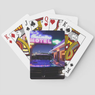 Jeu De Cartes Tucumcari, Nouveau-Mexique, États-Unis. Route 66
