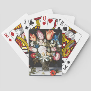 Jeu De Cartes Tulipes et Roses Hollandaises Antiques de Bosschae