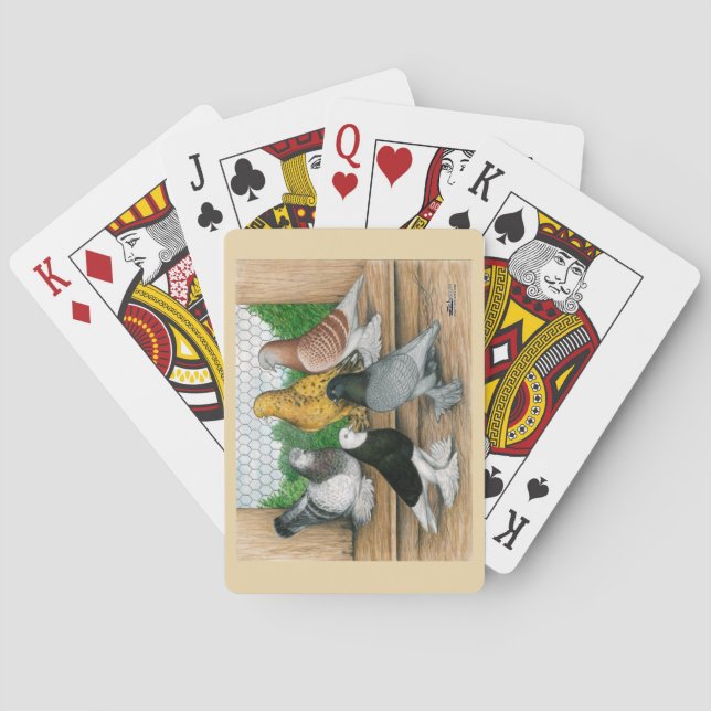 Jeu De Cartes Tumblers à l'ouest de l'Angleterre (dos)