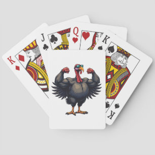 Jeu De Cartes Turquie Bodybuilding Thanksgiving Day Gym entraîne