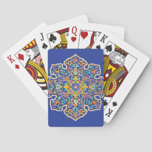 Jeu De Cartes Turquoise persane
