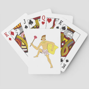 Jeu De Cartes type à plonge et mec en sous-vêtement