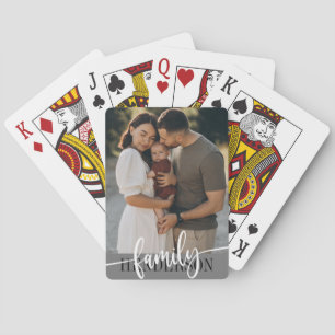 Jeu De Cartes Typographie de la famille