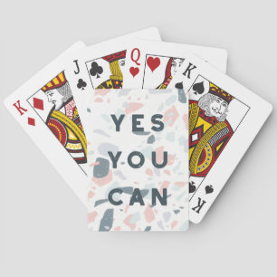 Jeu De Cartes Typographie - Oui, vous pouvez