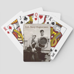Jeu De Cartes U.S. Navy Signal, vintage US Navy playing cards