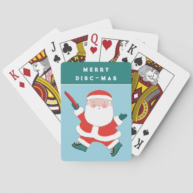 Jeu De Cartes Ultimate Frisbee Noël (dos)
