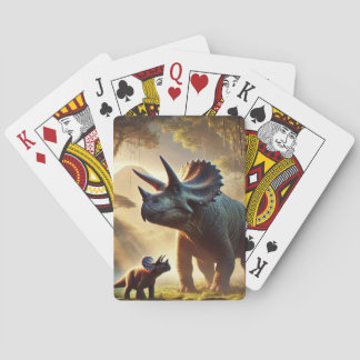 Jeu De Cartes Un adulte majestueux Tricératops