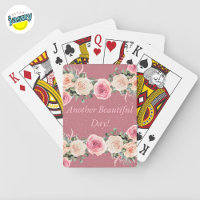 Un autre beau jour rose et blanc Roses Floral