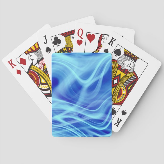 Jeu De Cartes Un brouillard bleu mystique (dos)