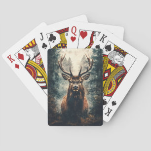 Jeu De Cartes Un élan spectaculaire dans les bois