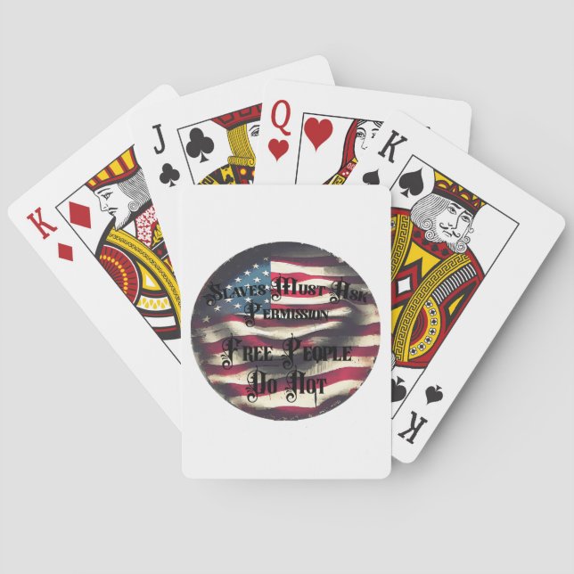 Jeu De Cartes Un peuple libre (dos)
