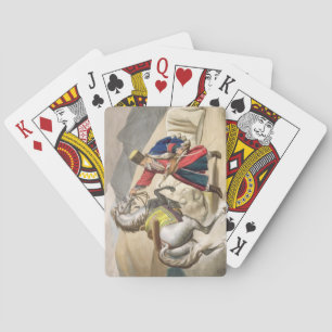Jeu De Cartes Un Tartar avec son Cheval, gravé par le Thierry B