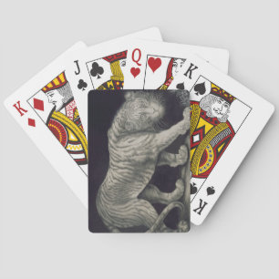 Jeu De Cartes Un tigre à ressort (crayon sur papier)