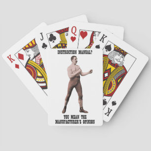 Jeu De Cartes Un véritable homme excessivement viril